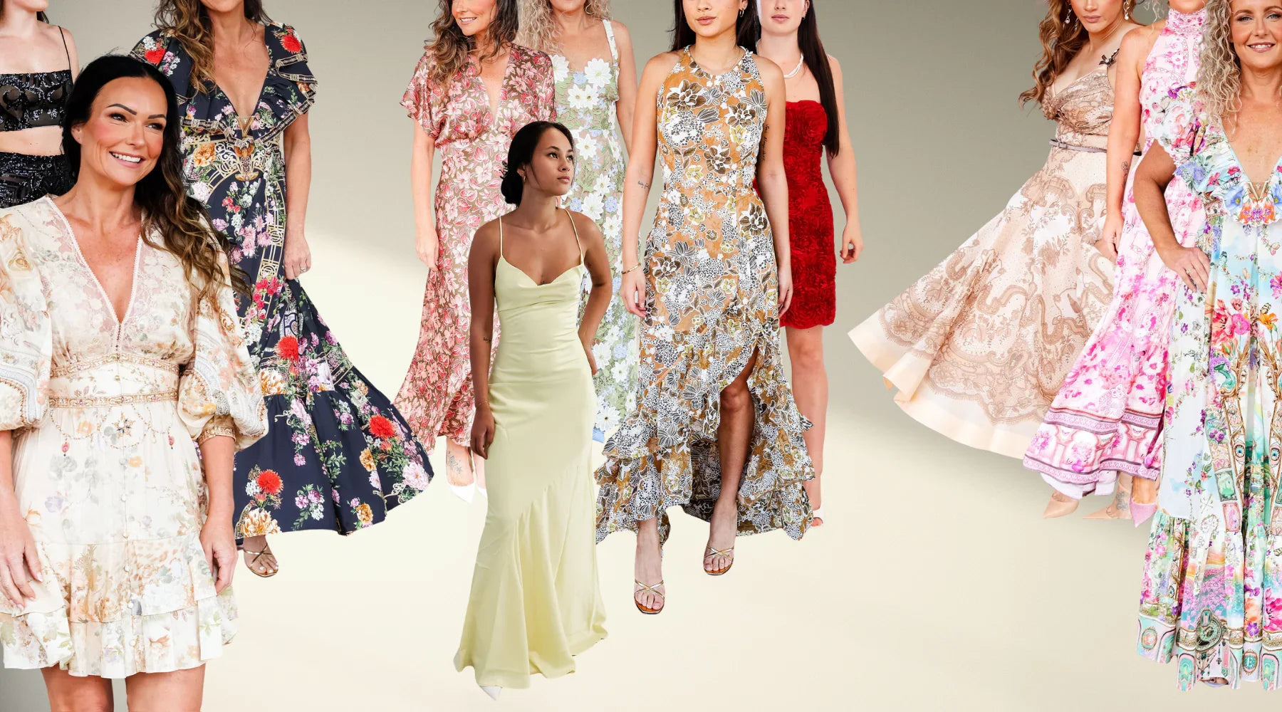 Spring Racing Carnival style with luxury designer dresses – race day dress hire Australia-wide