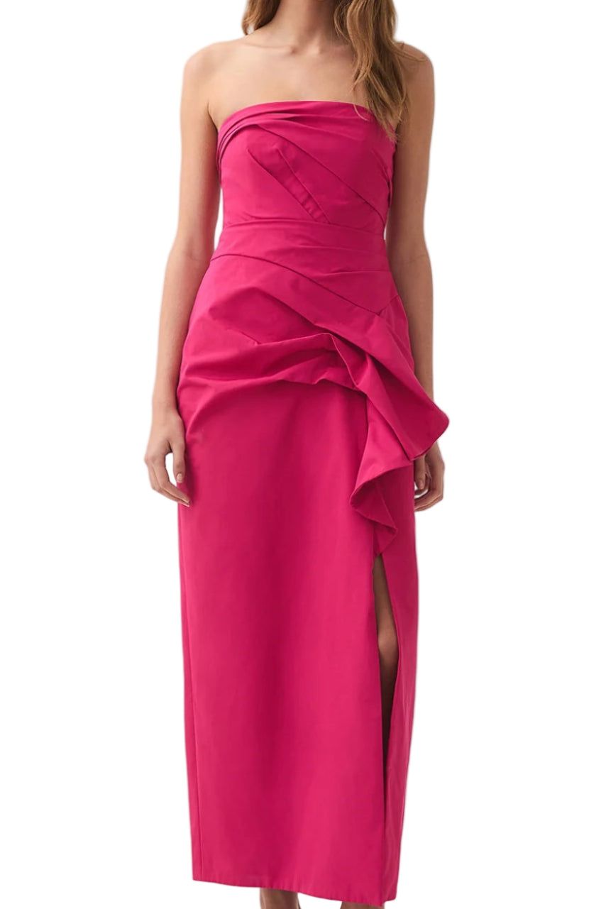 Roma Draped Midi Dress