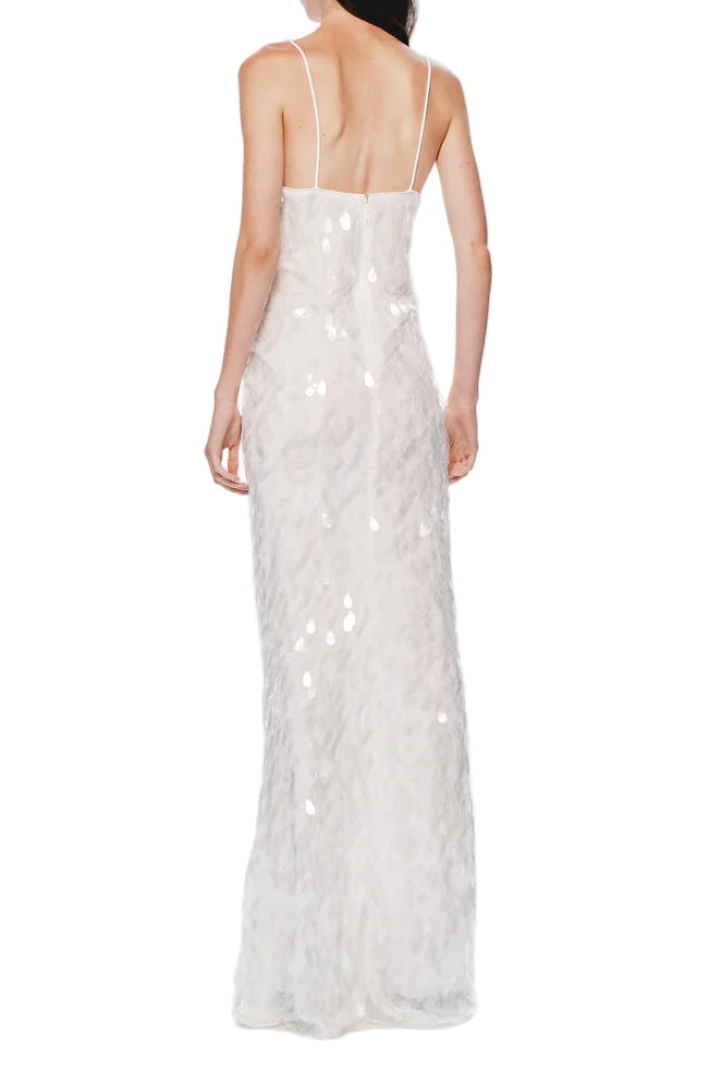 Sapphire Sequin Maxi Dress in Ivory