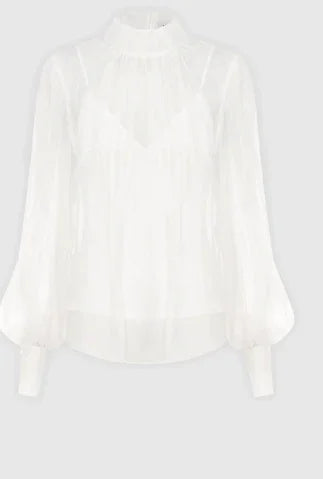 Leo Lin AGNA SLIK ORGANZA BLOUSE available at Style Me Up, Central Coast, Australia