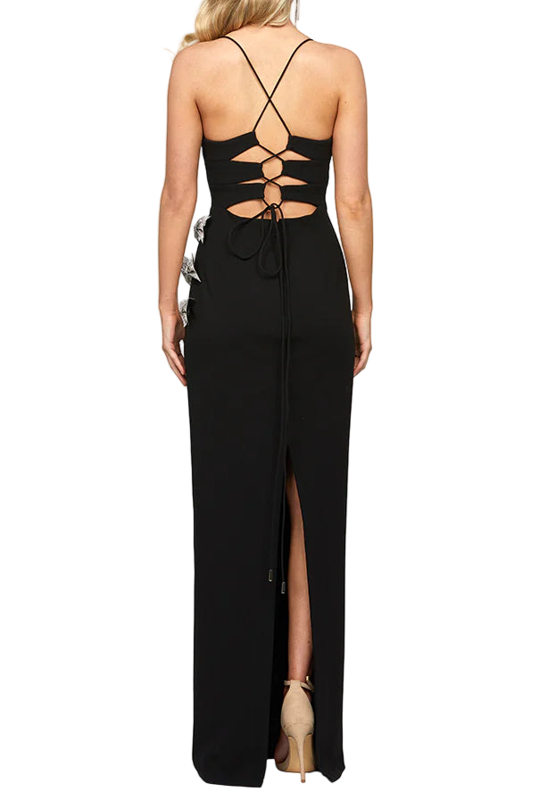 Derry Scooped Bow Gown