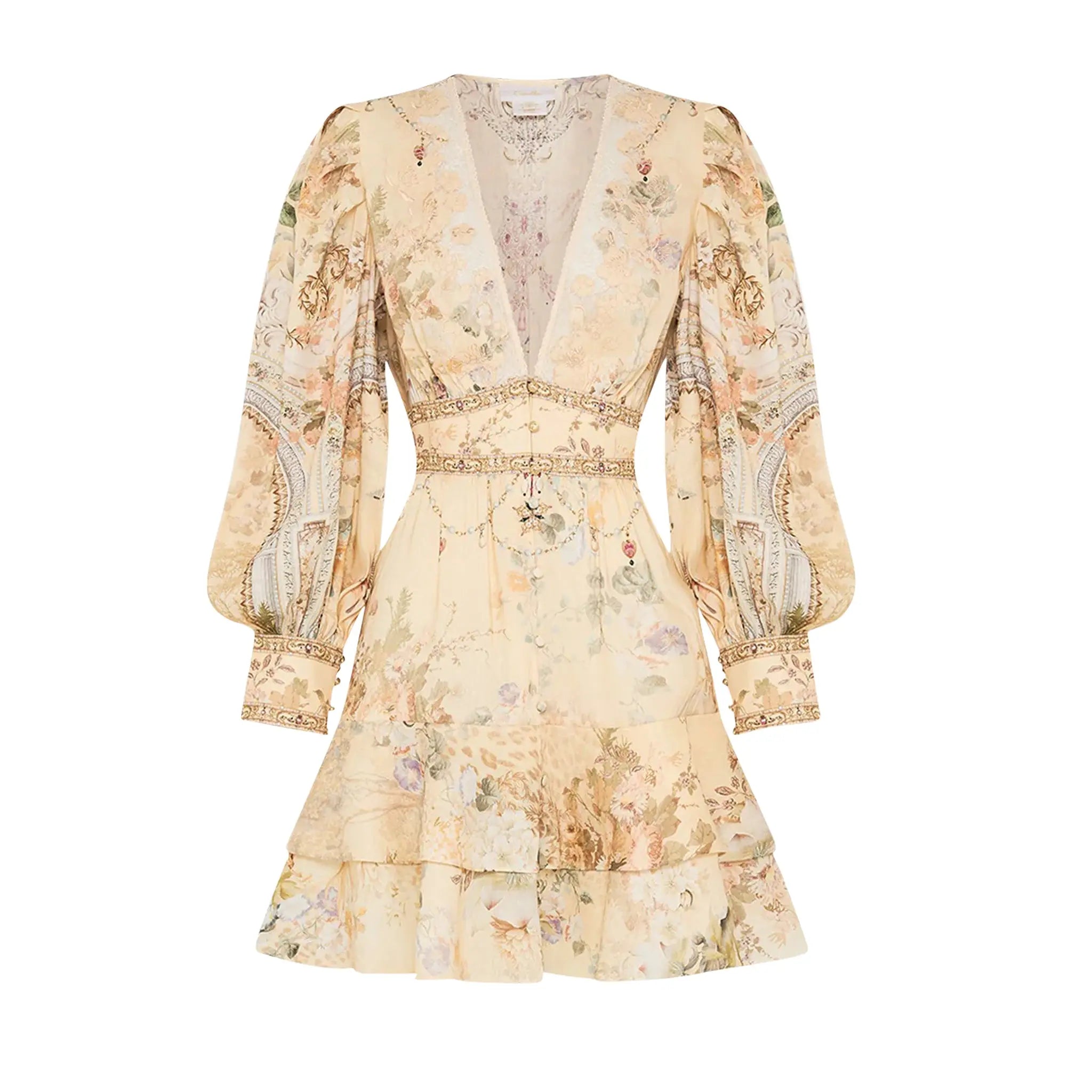 Camilla Button Front Frill Dress available at Style Me Up, Central Coast, Australia