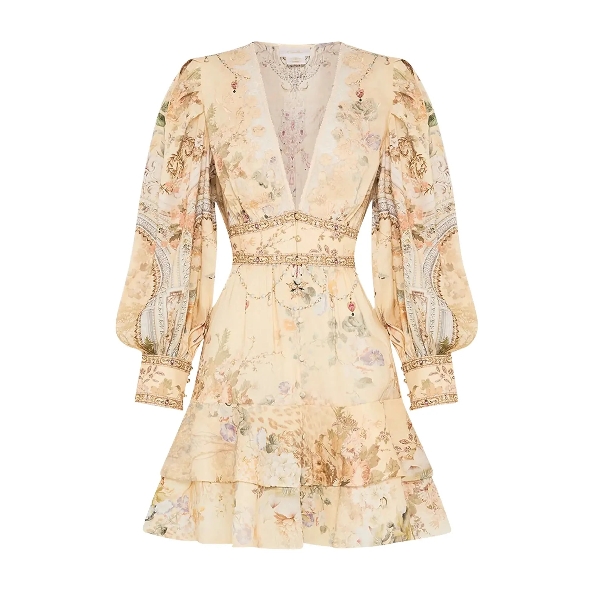 Camilla Button Front Frill Dress available at Style Me Up, Central Coast, Australia