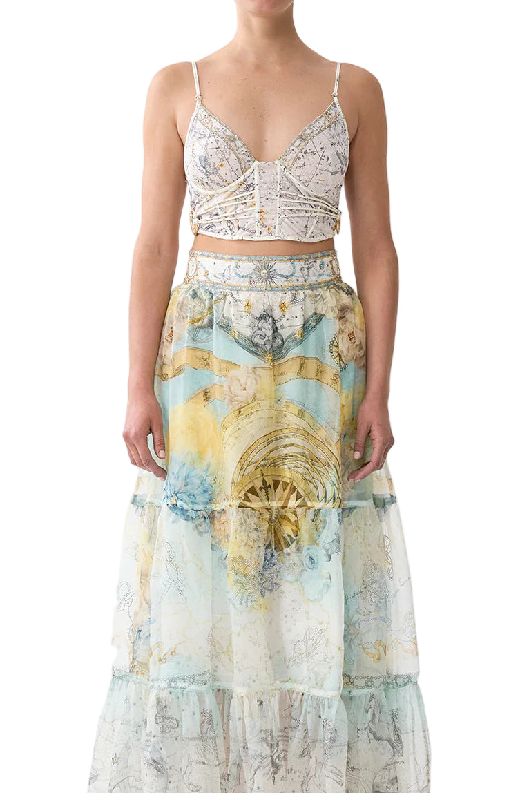 Camilla Underwire Corset With Rouleau Ring Trim available at Style Me Up, Central Coast, Australia