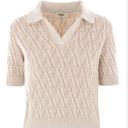 Fendi FF Embroidered Polo Top available at Style Me Up, Central Coast, Australia