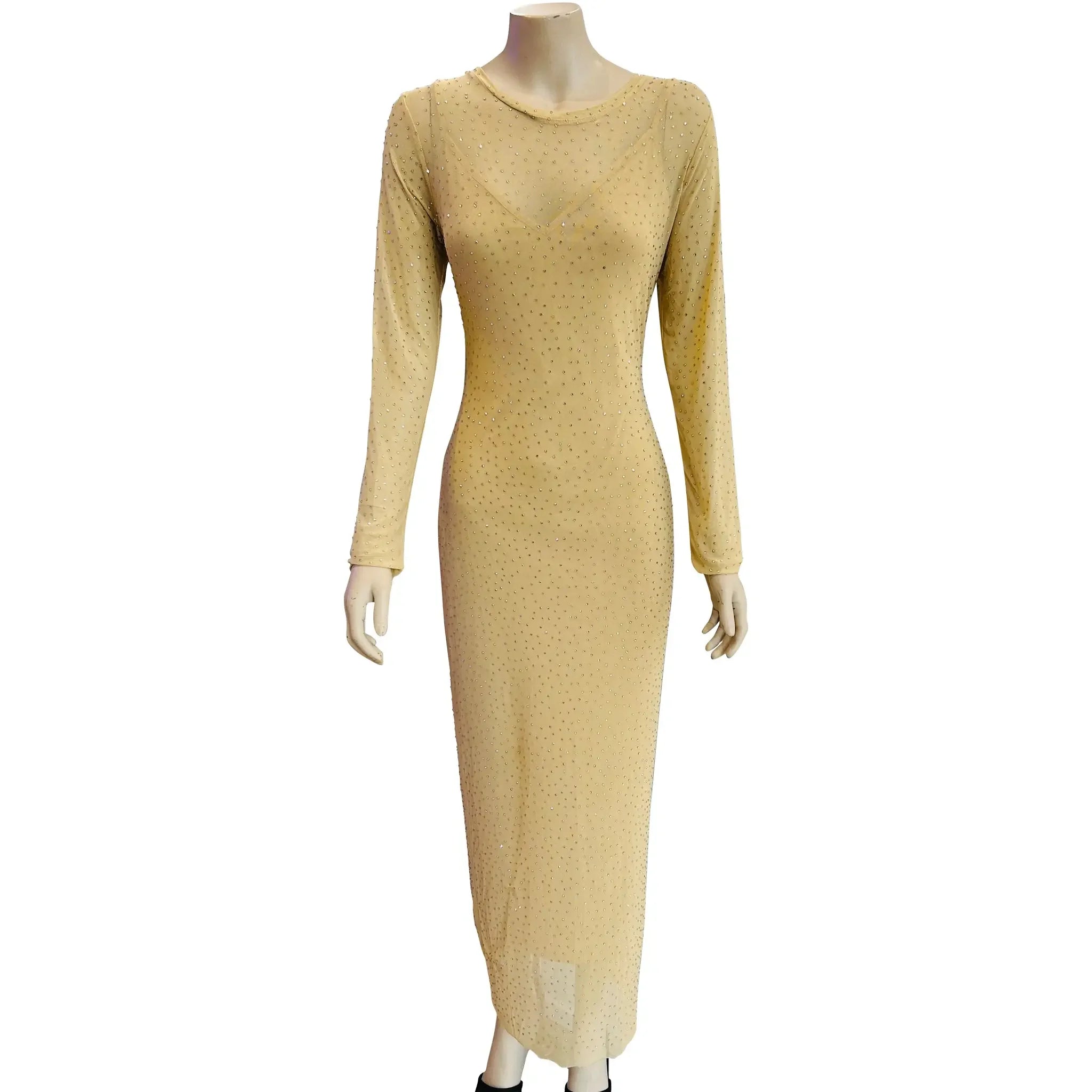 BAR II Sheer Long Sleeve Maxi Dress available at Style Me Up, Central Coast, Australia