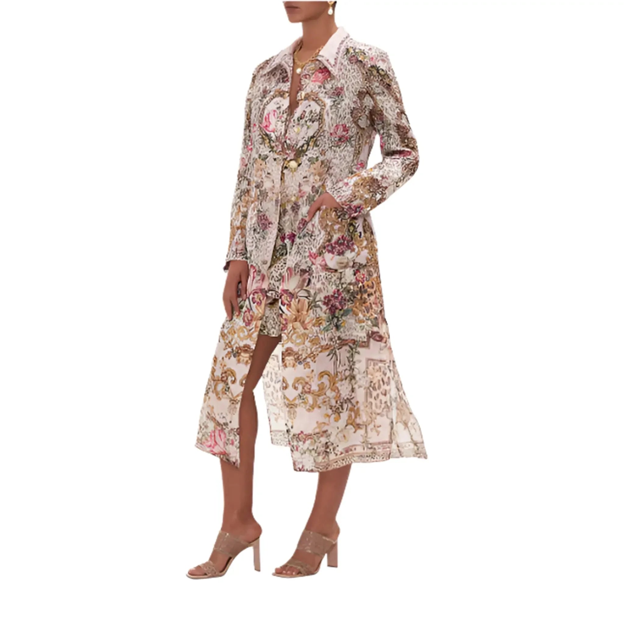 Camilla Long Sheer Coat available at Style Me Up, Central Coast, Australia