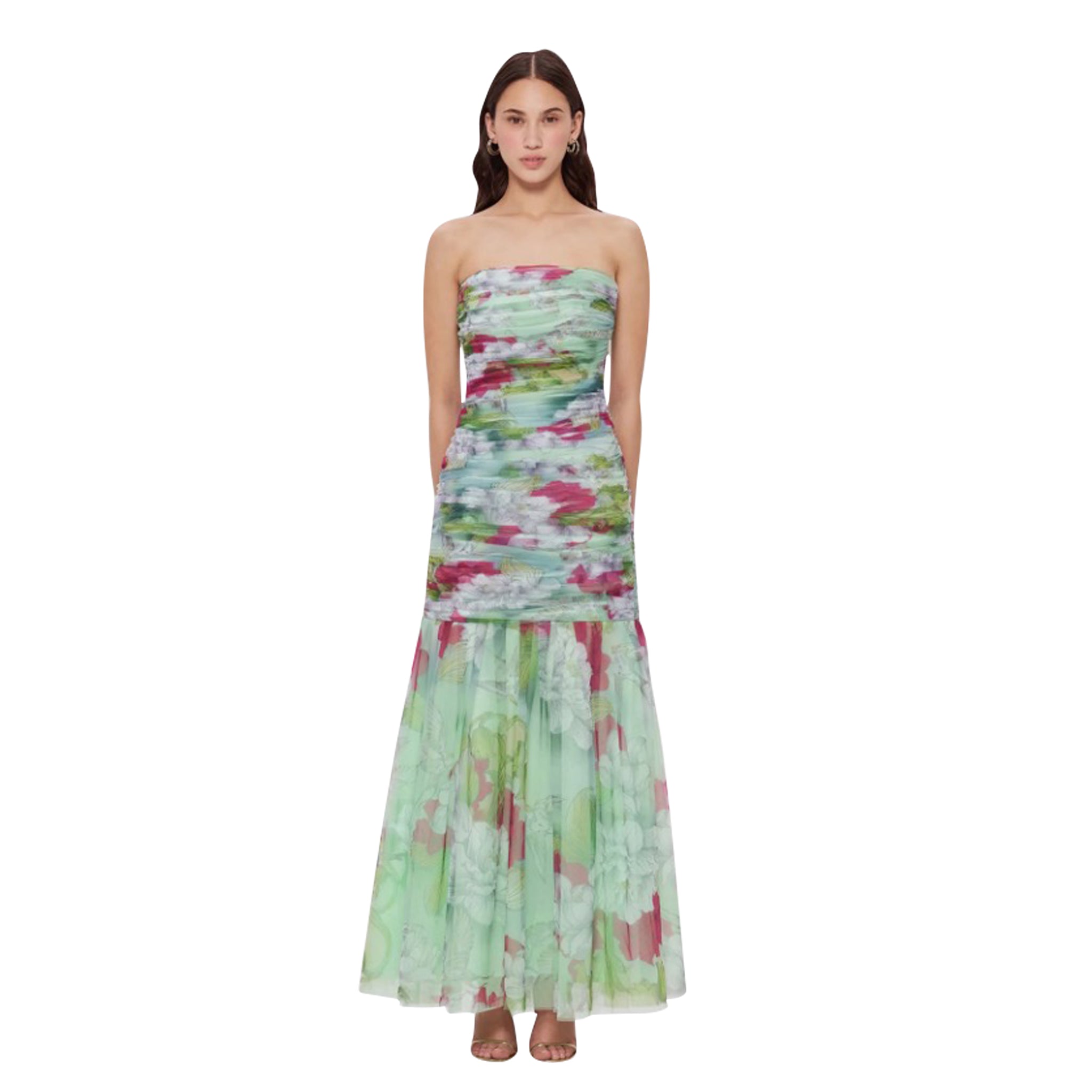 Natalie Ruched Midi Dress