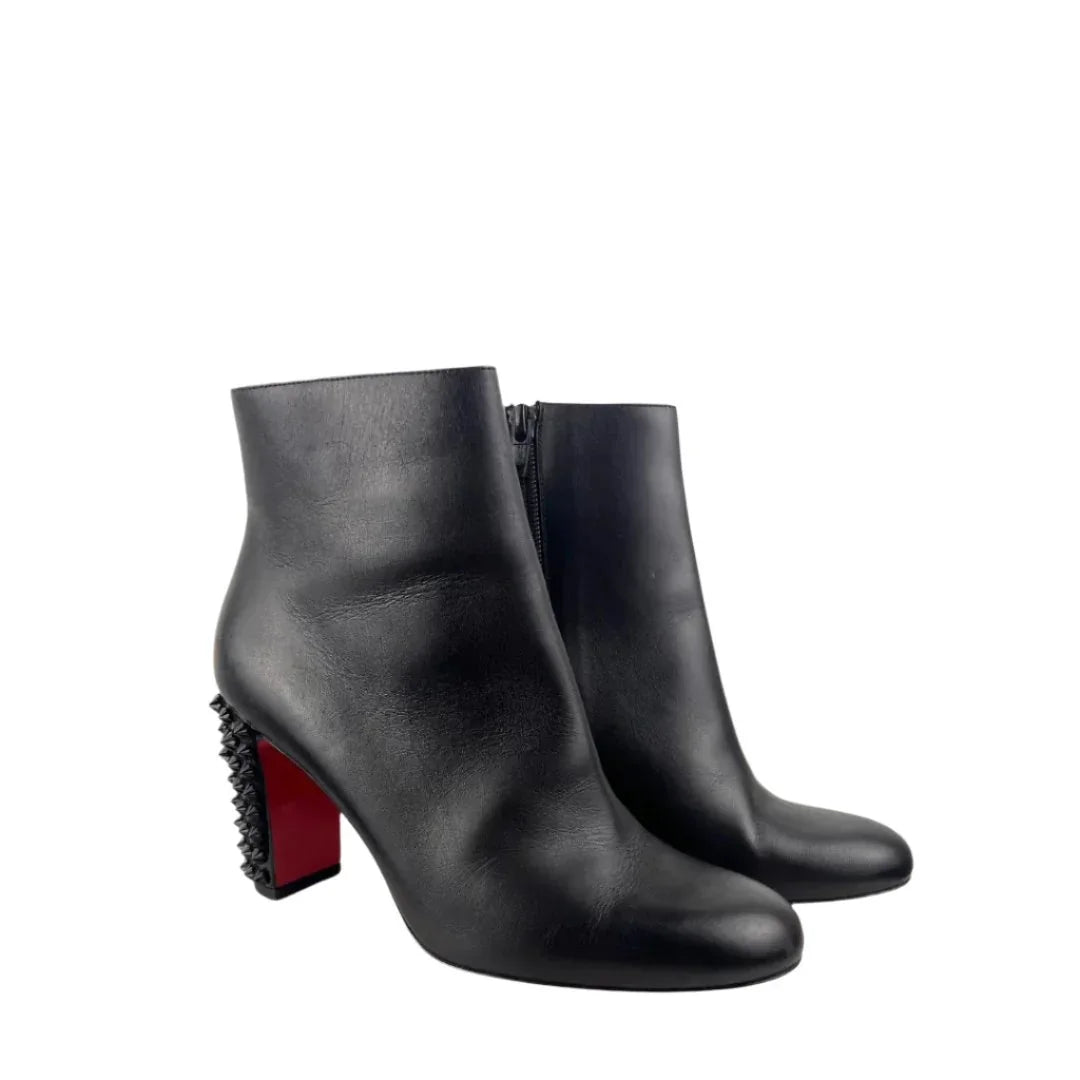 Christian Louboutin SUZIE FOLK 85 SPIKE ANKLE BOOTS available at Style Me Up, Central Coast, Australia