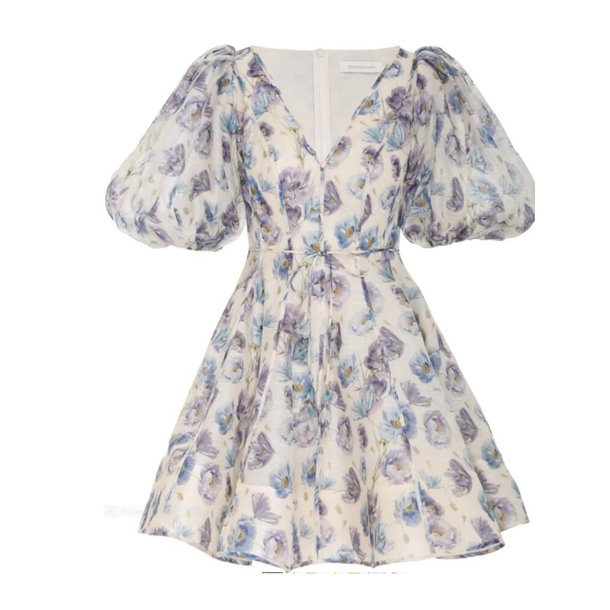 Zimmermann Tama Puff Sleeve Mini Dress available at Style Me Up, Central Coast, Australia