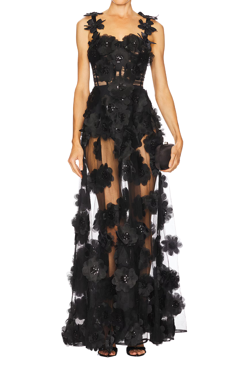 Bronx and Banco Rosalie Noir Gown available at Style Me Up, Central Coast, Australia