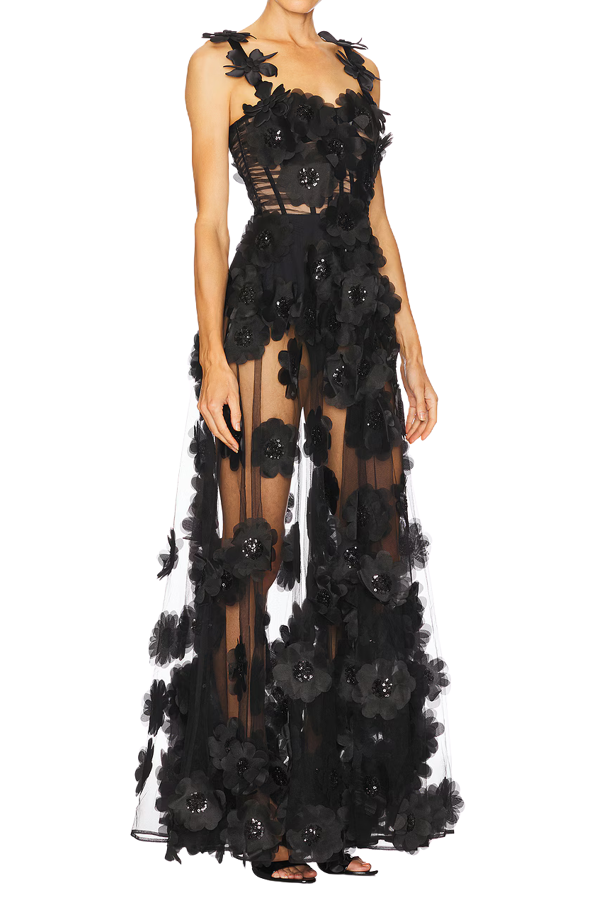 Bronx and Banco Rosalie Noir Gown available at Style Me Up, Central Coast, Australia