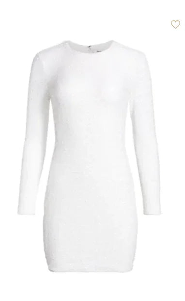 Bailey 44 White Sequin Dress