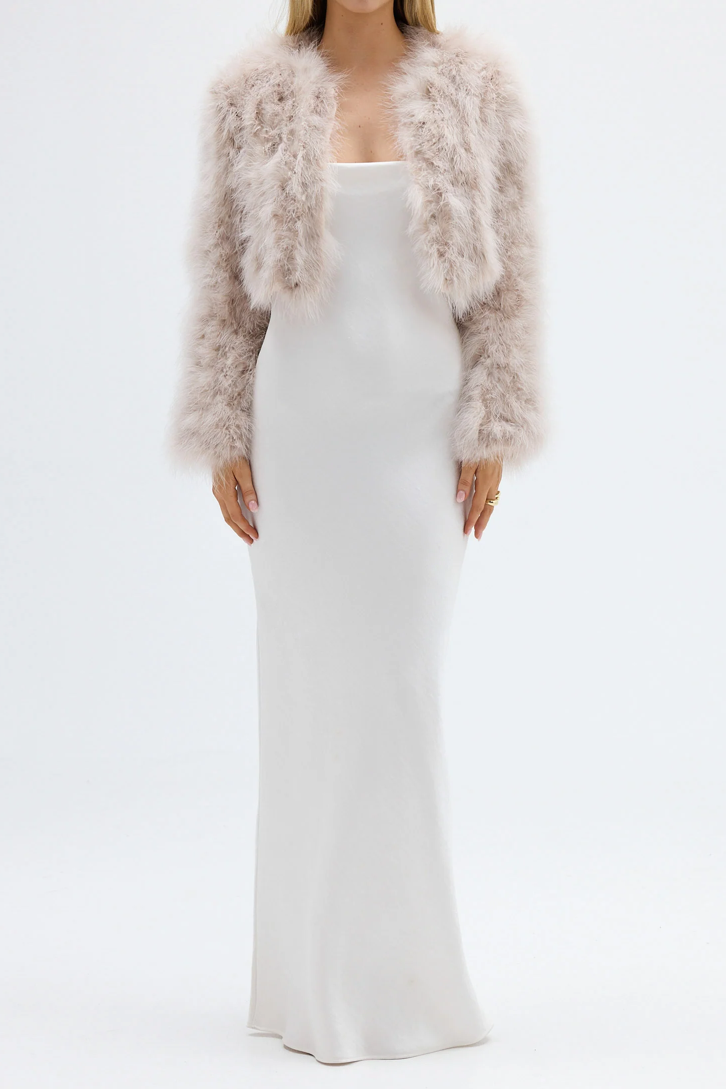 Blush Manhattan Crop Jacket