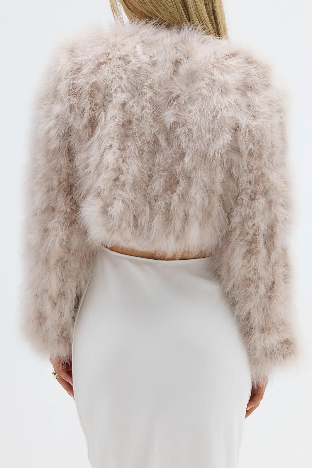 Blush Manhattan Crop Jacket