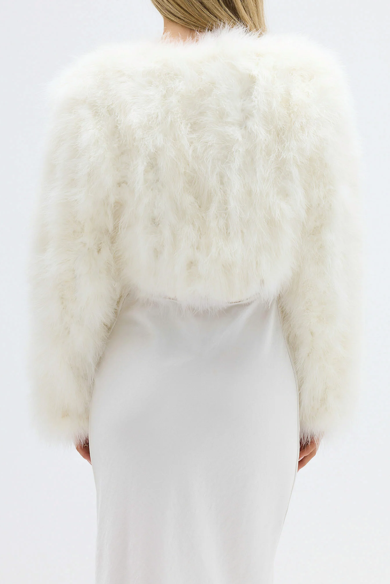 Ivory Manhattan Crop Jacket