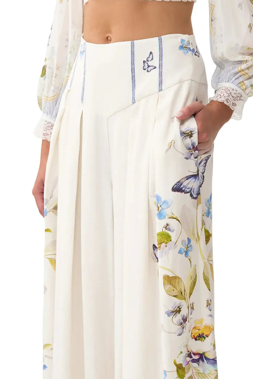 Camilla Corset Waist Wide Leg Pant available at Style Me Up, Central Coast, Australia