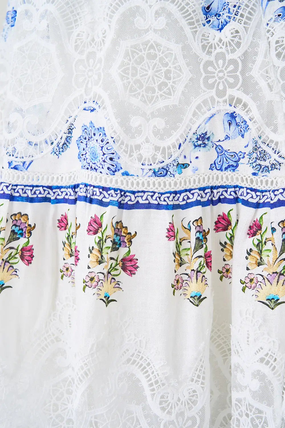 Camilla High Waisted Tiered Midi Skirt available at Style Me Up, Central Coast, Australia