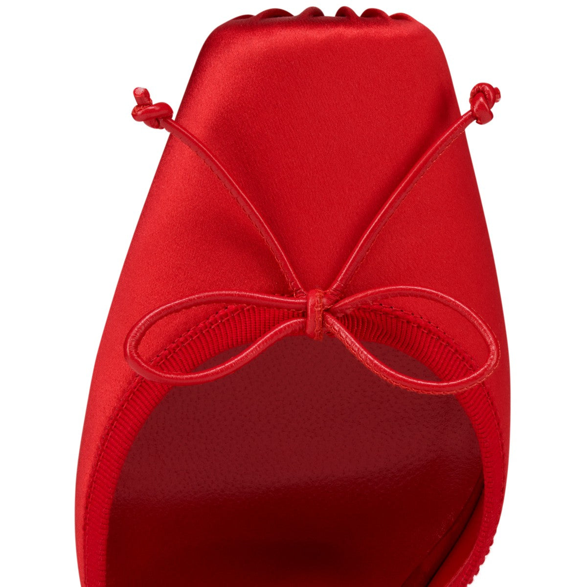 Christian Louboutin Cassia Red 100mm Lace-Up Pumps