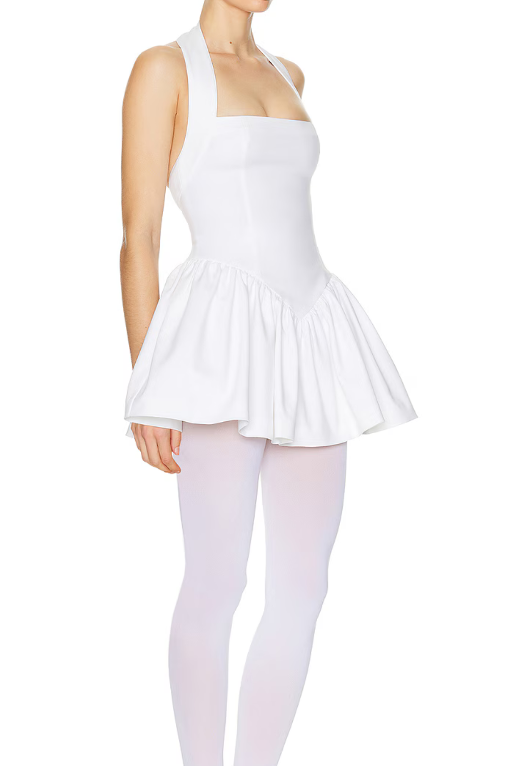 Helsa White Halter Mini Dress available at Style Me Up, Central Coast, Australia