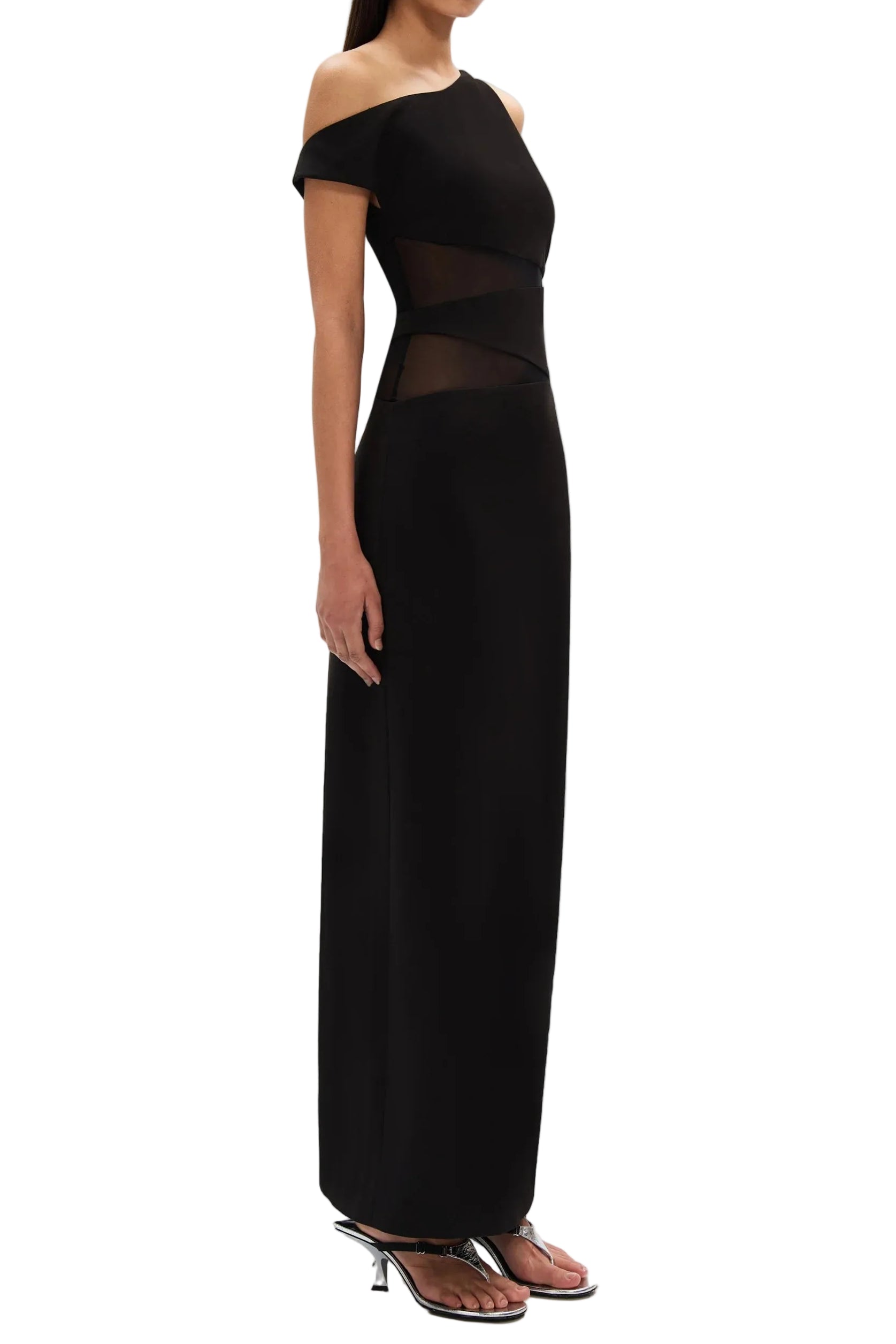 Misha Black The Leni Twill Maxi Dress available at Style Me Up, Central Coast, Australia