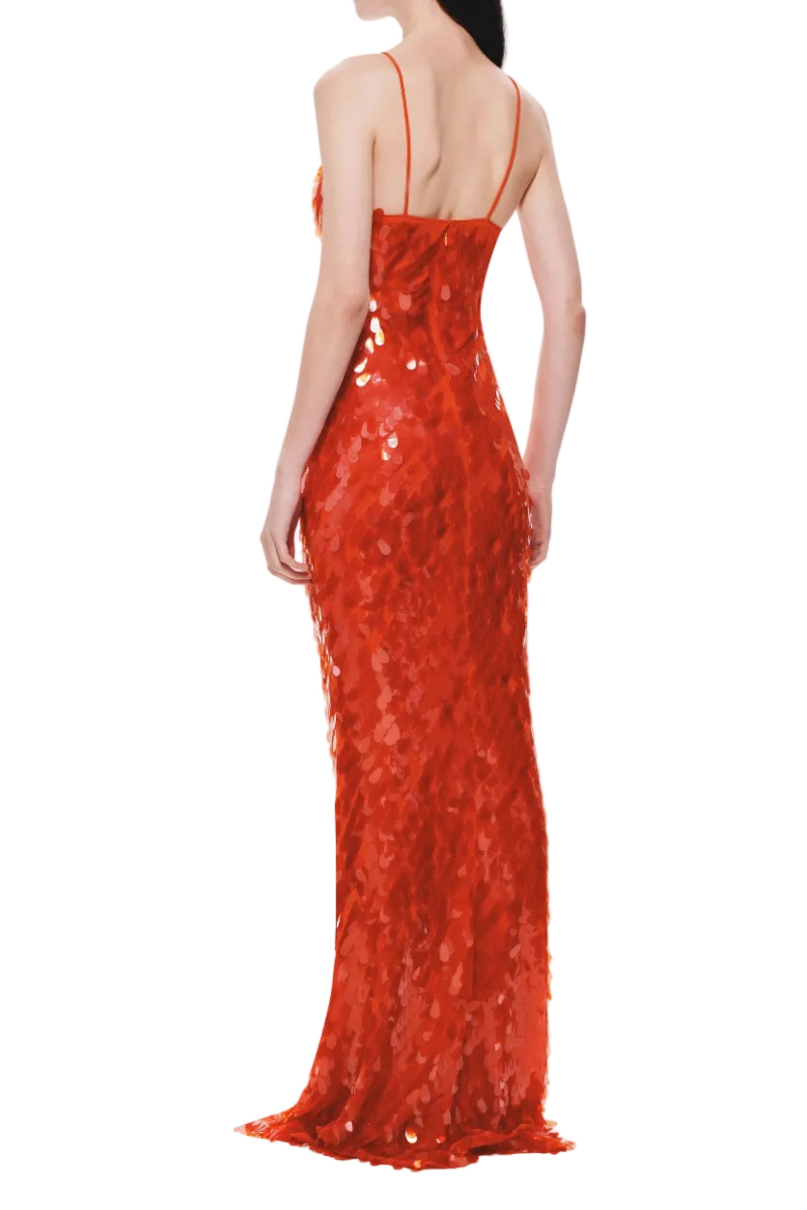 Misha Sapphire Sequin Maxi Dress in Red available at Style Me Up, Central Coast, Australia