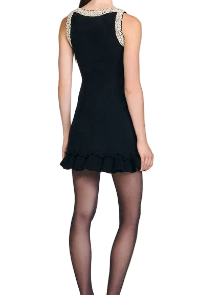 Sandro Black Divina Dress available at Style Me Up, Central Coast, Australia