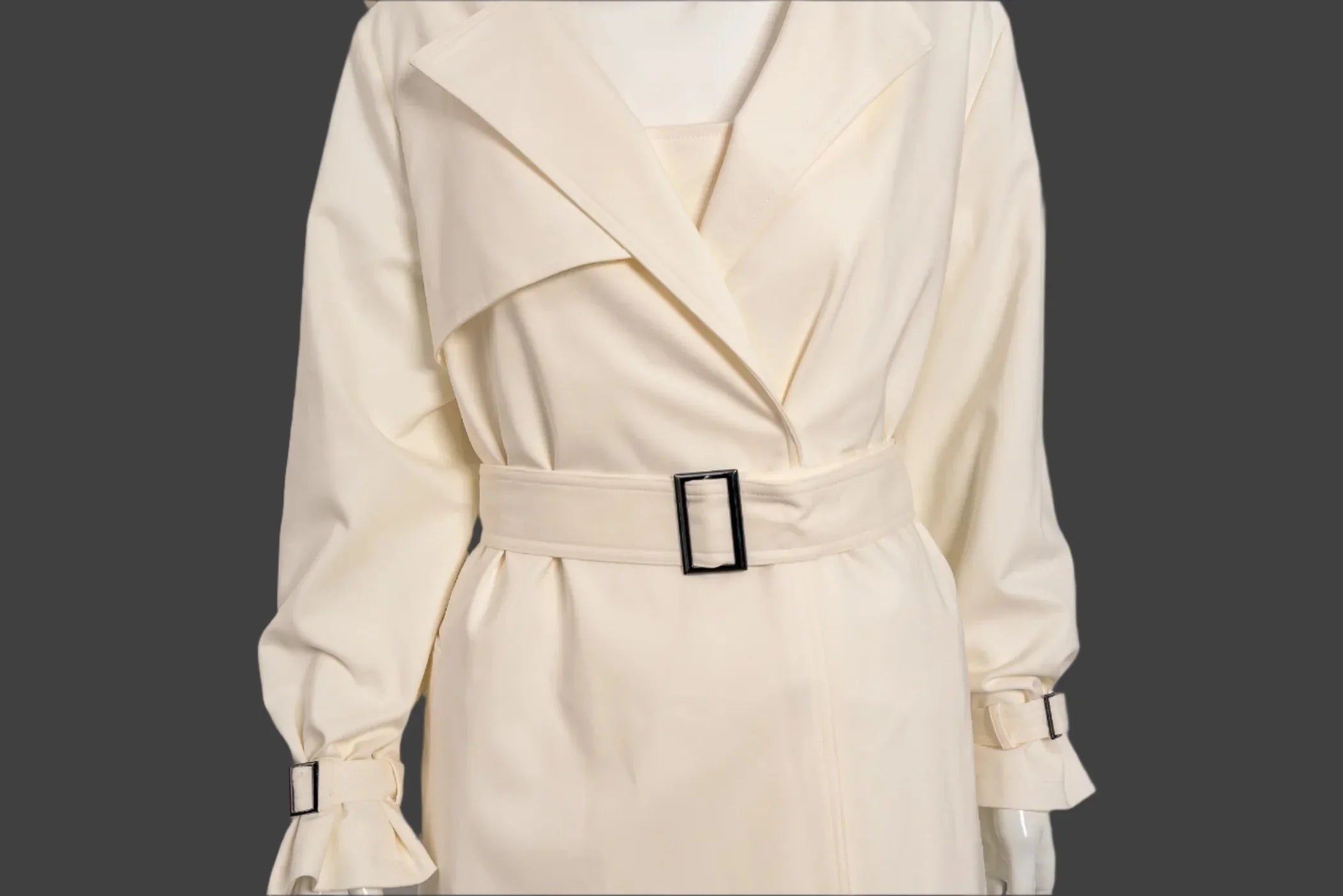Hilary McMillan Bonded Ivory Coat available at Style Me Up, Central Coast, Australia