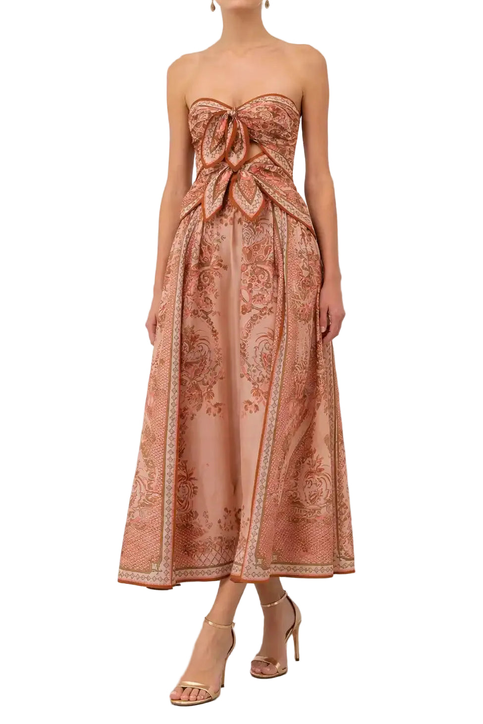 Zimmermann Aster Scarf Midi Dress