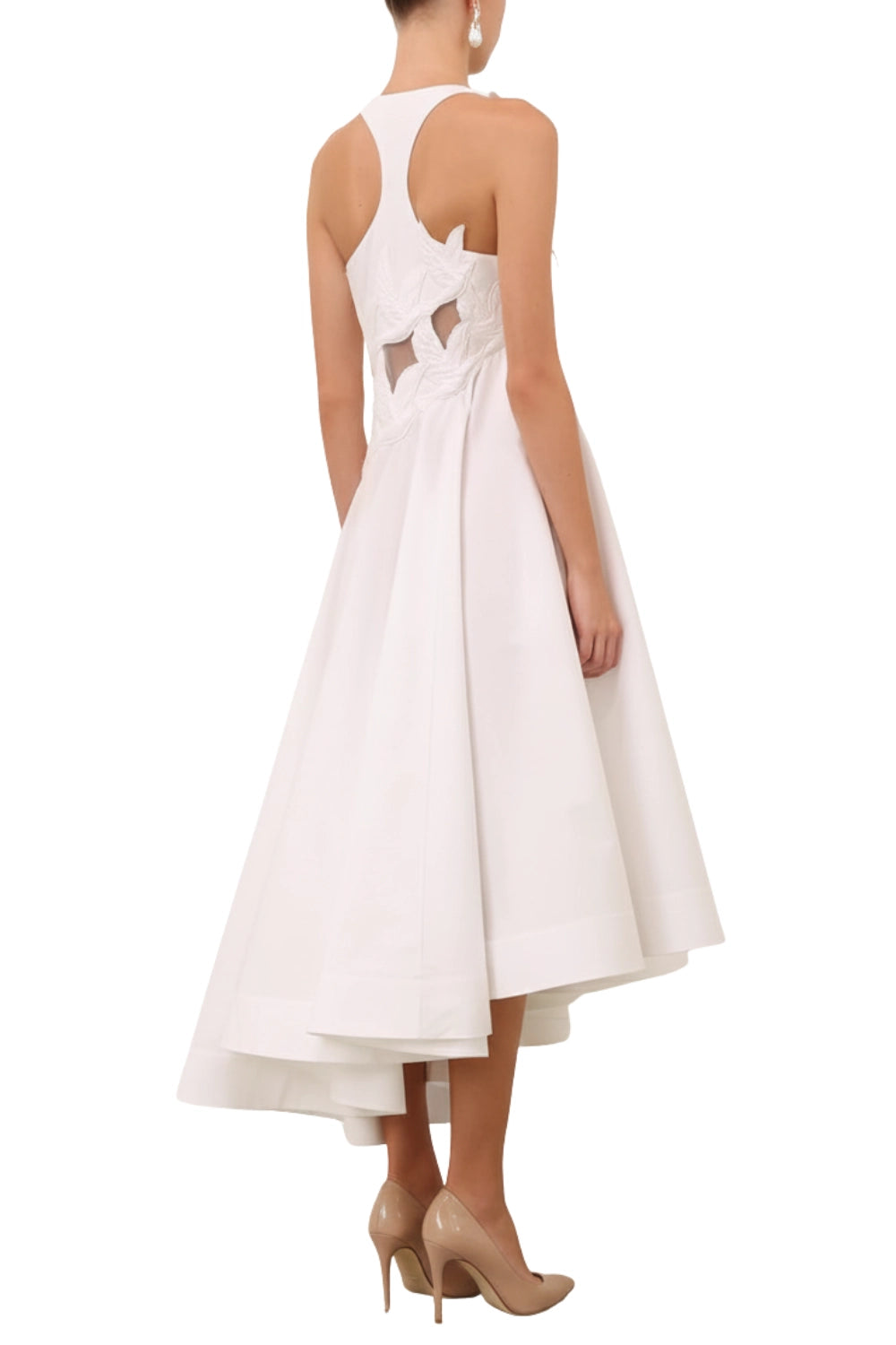 Zimmermann Luna Applique Midi Dress