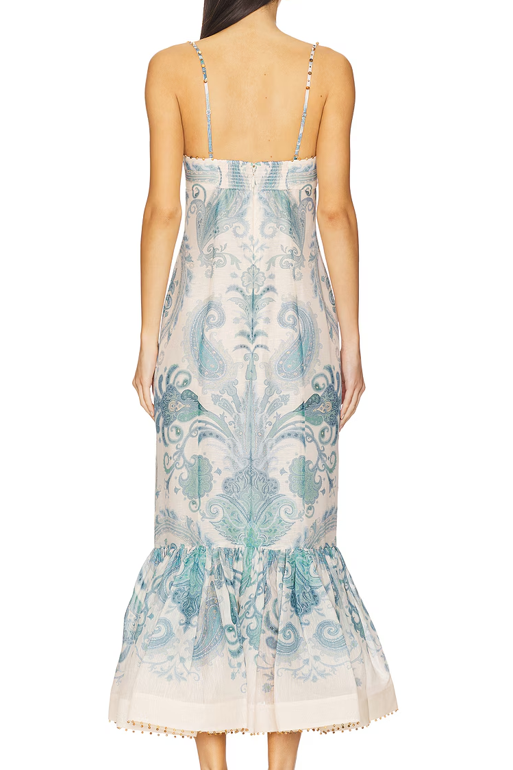 Zimmermann Turquoise Illuminate Gown available at Style Me Up, Central Coast, Australia