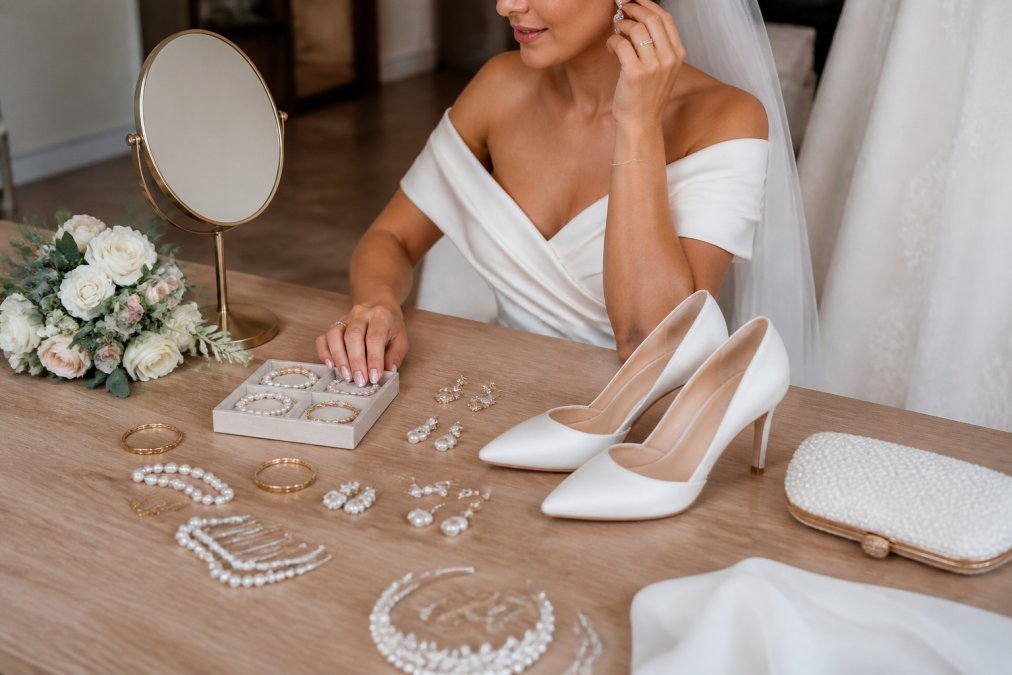 How to Style Accessories with a Formal Wedding Dress