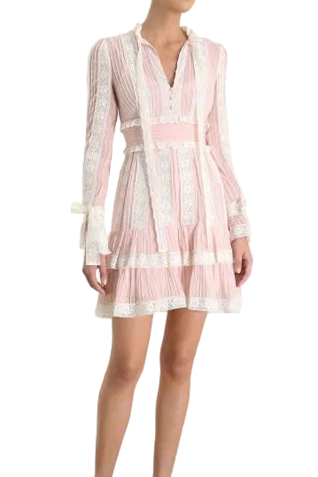 Zimmermann Verity Pintuck Mini Dress