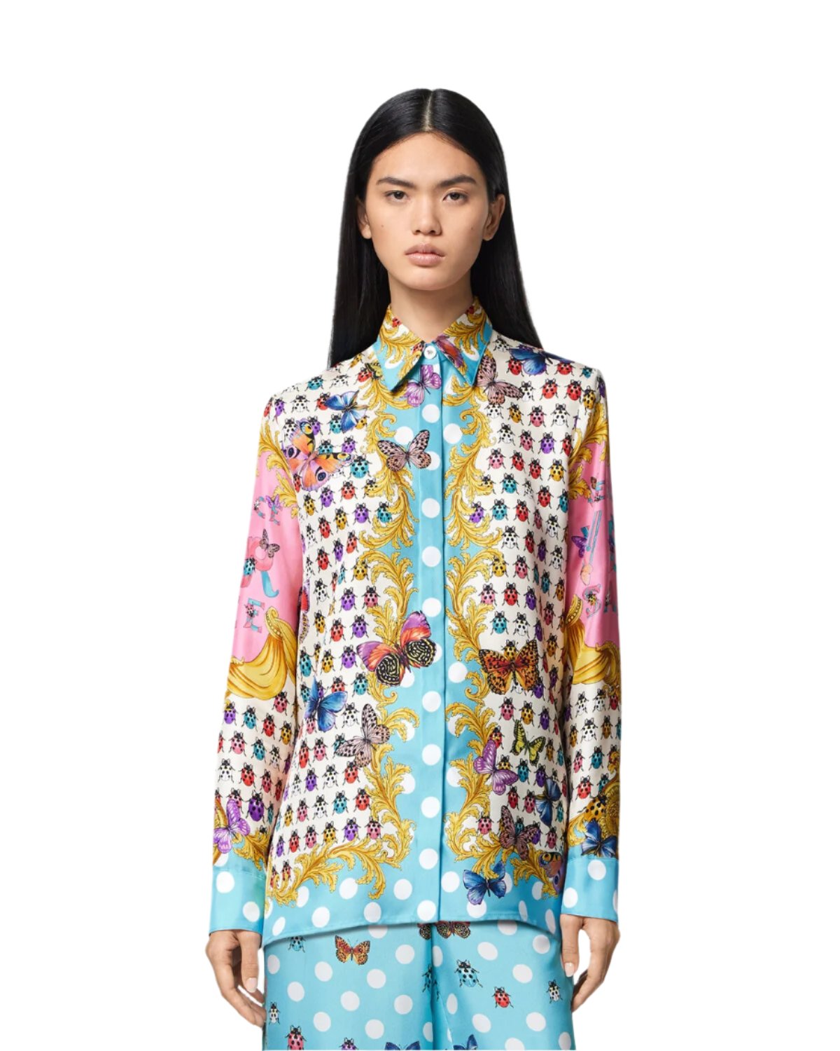 BUTTERFLY SILK SHIRT
