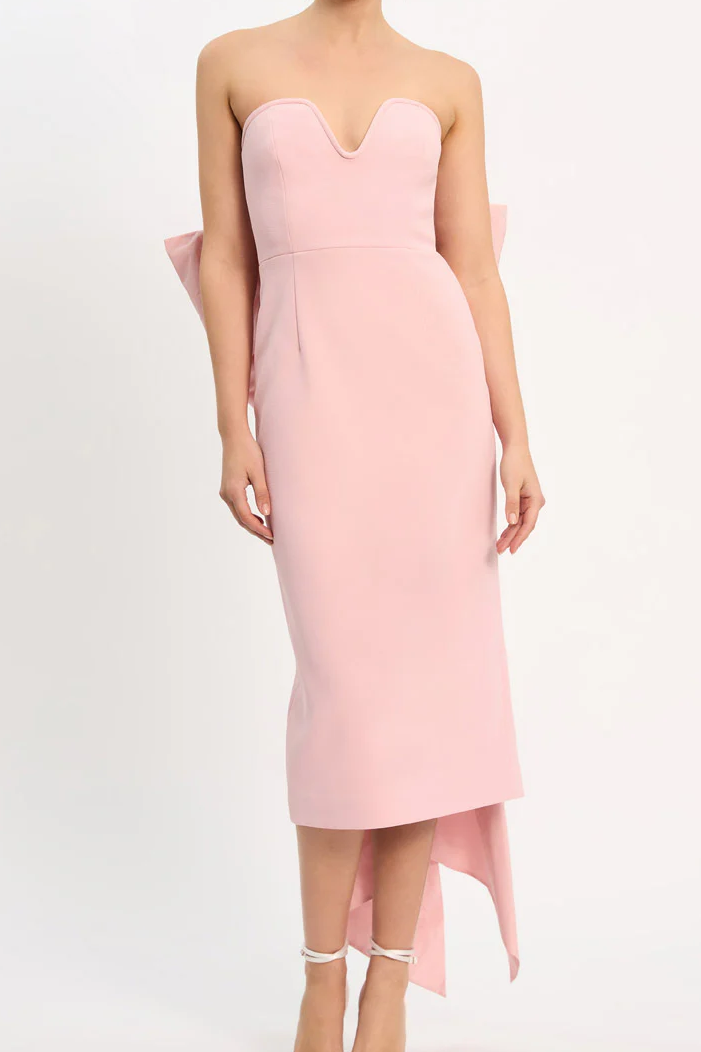 Annabelle Strapless Midi Dress