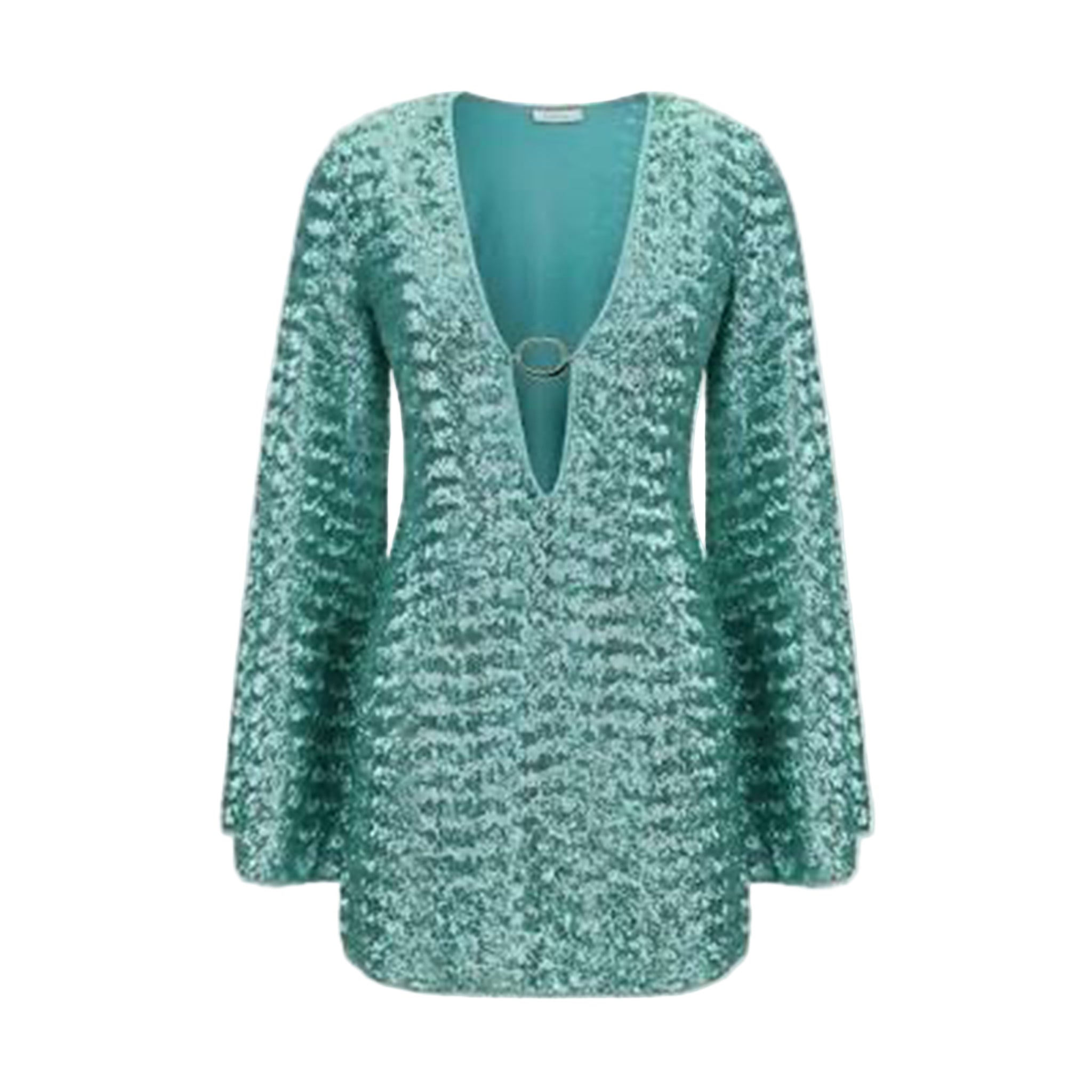 Aqua Sequins Dress