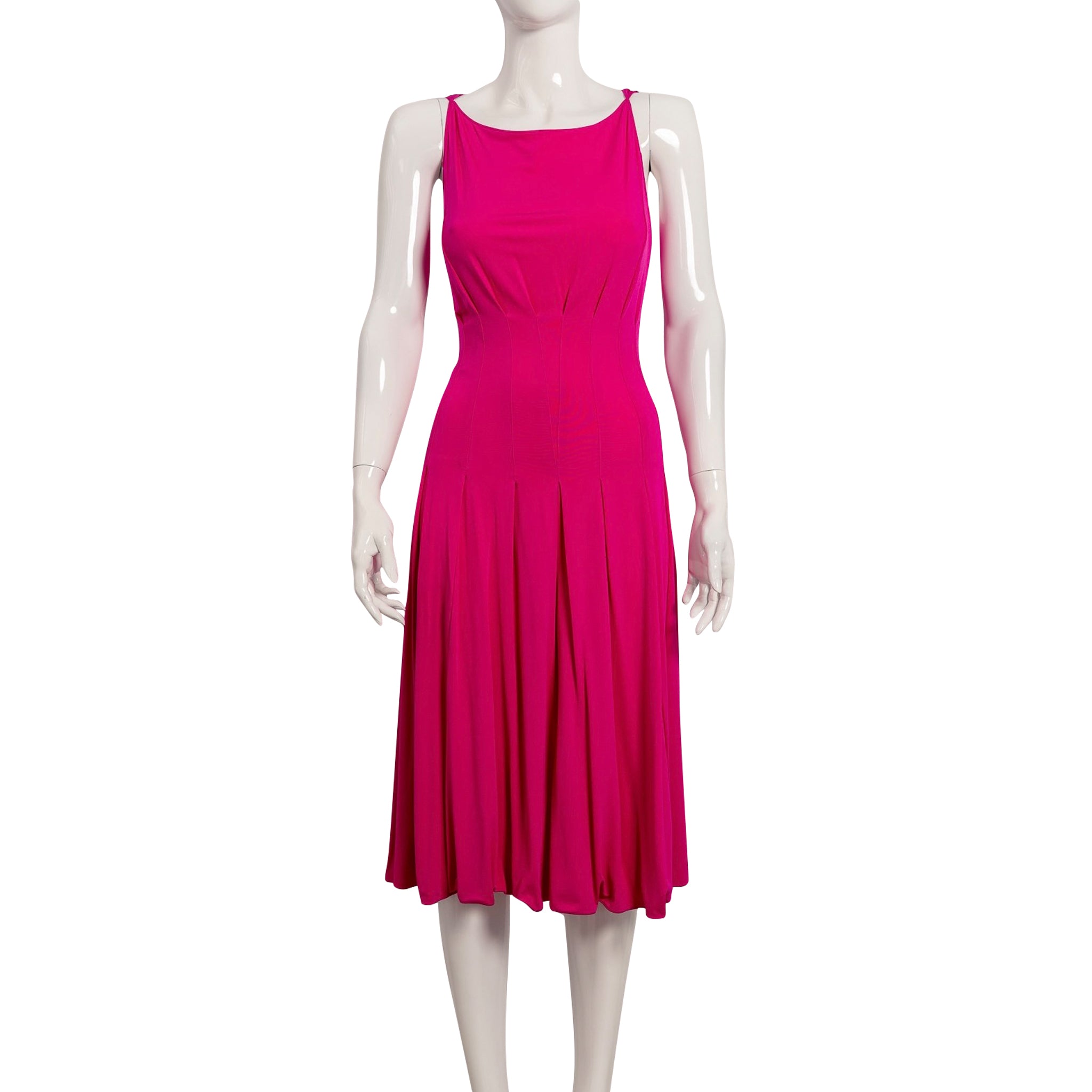 Pinch Pleated Dress