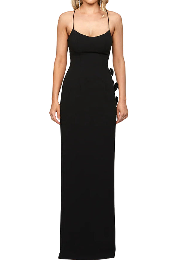 Derry Scooped Bow Gown