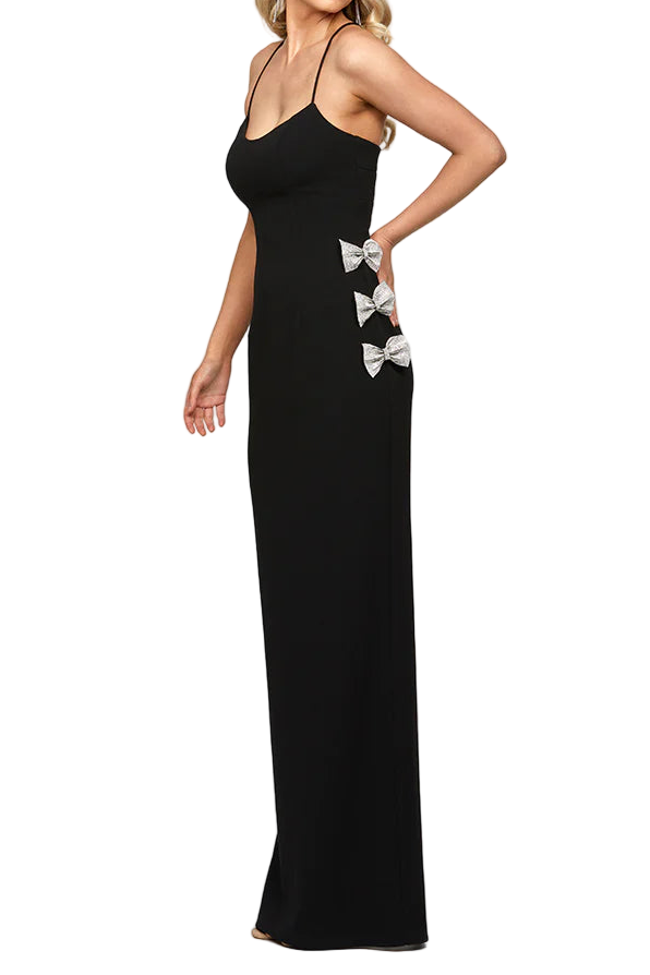 Derry Scooped Bow Gown