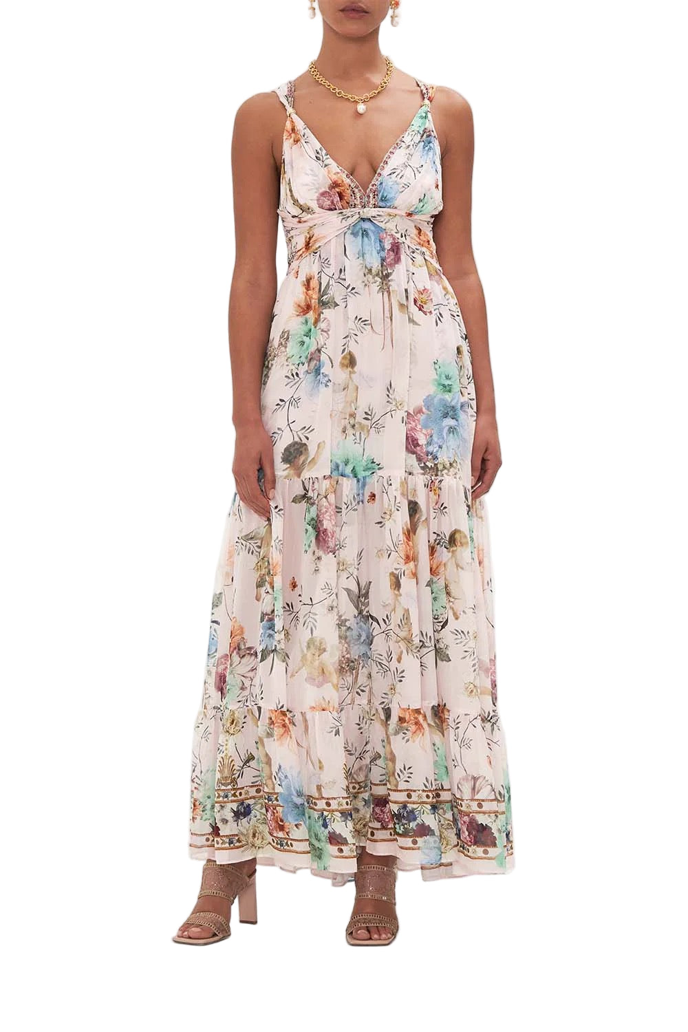 Bambino Bead Strap Panel Dress