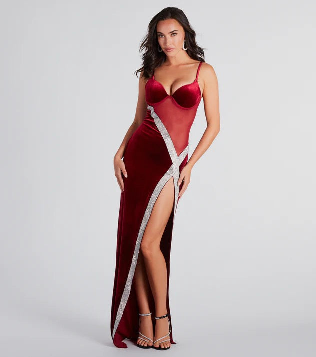 Corries Velvet Dress