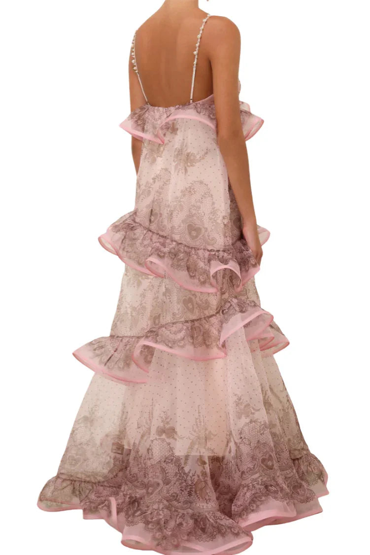 Zimmermann Crush Embellished Maxi Dress