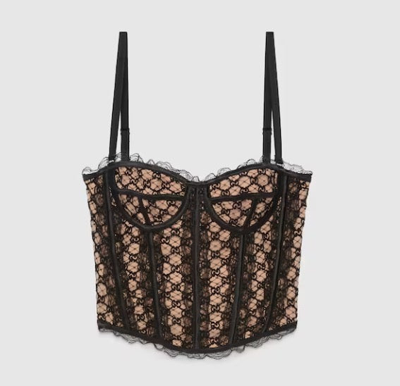 Bustier CC Net and Lace Corset/Bustier