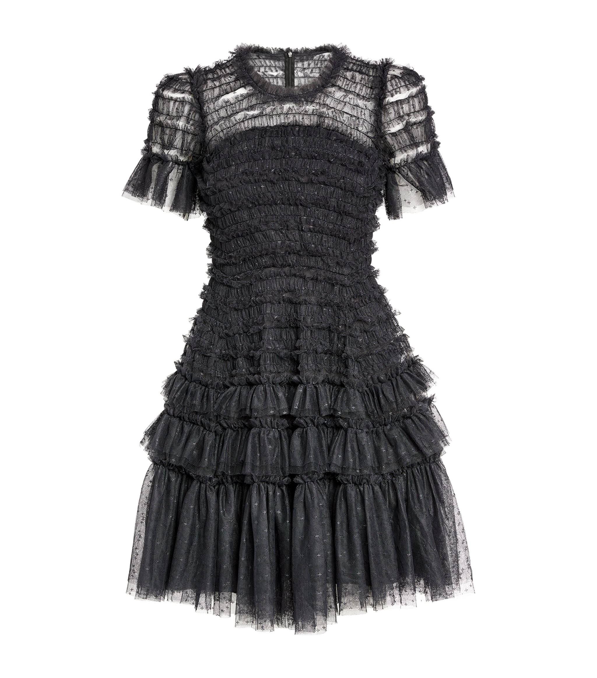 Valentine Ruffle Mini Dress