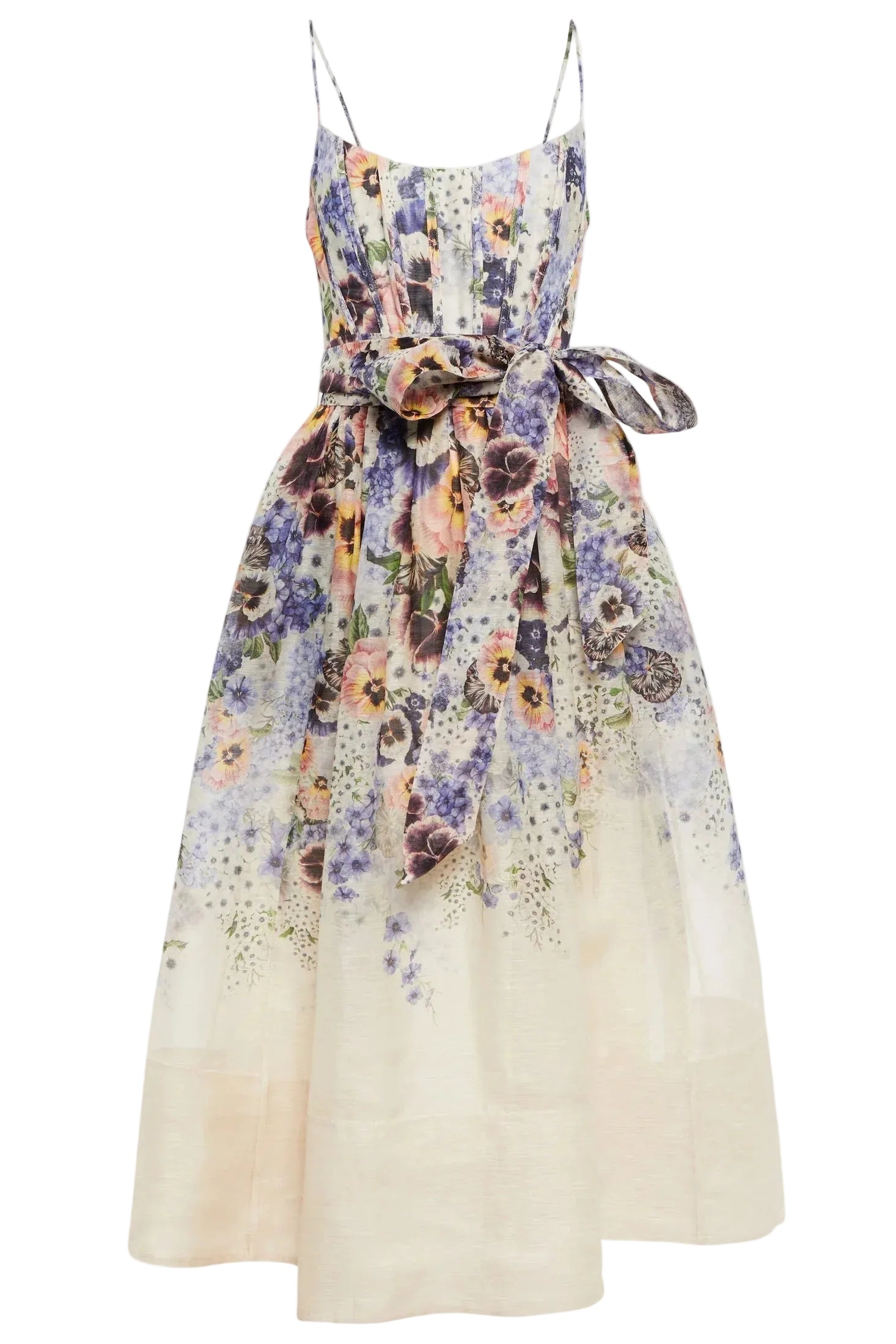 zimmermann corset midi dress Zimmermann Luna Corset Midi Dress in Black