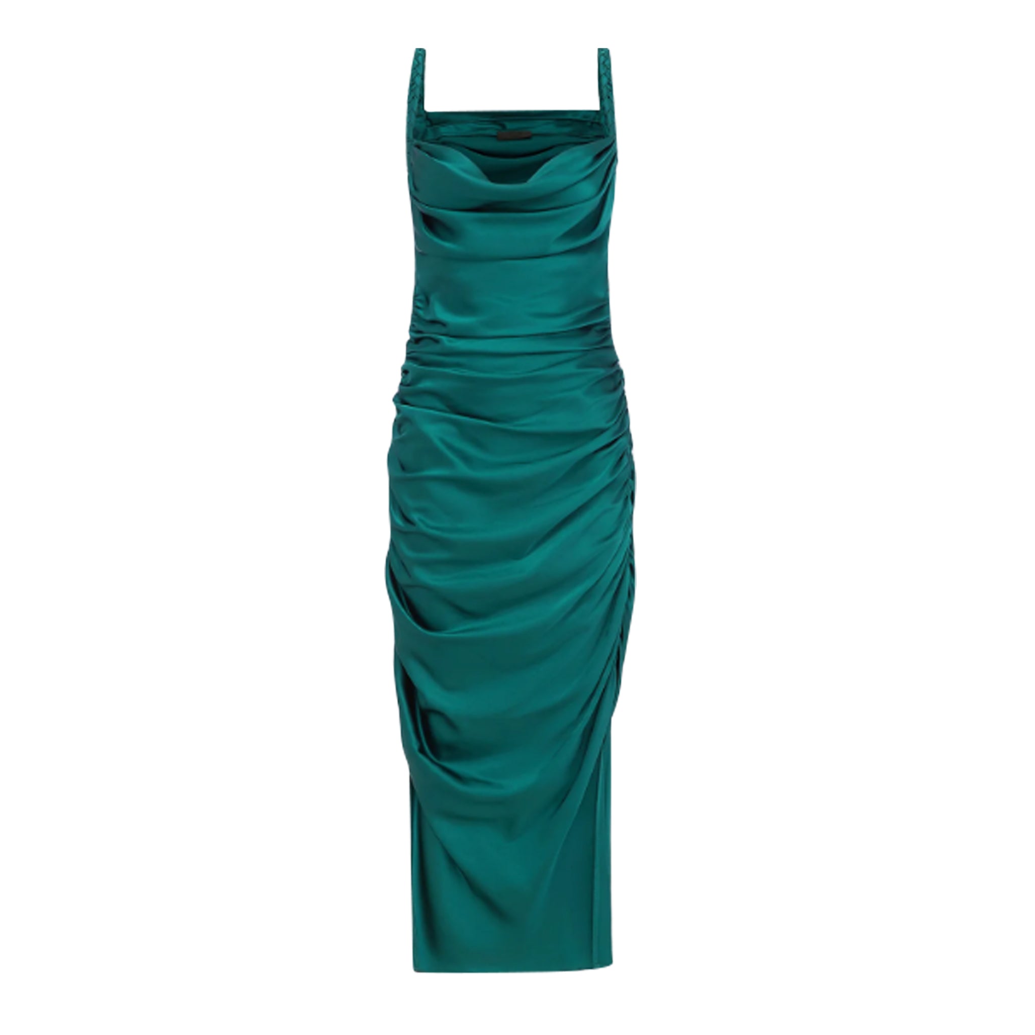 Green Rachel Cowl  Slip Dress
