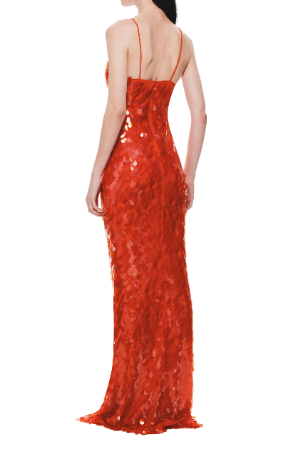 Sapphire Sequin Maxi Dress
