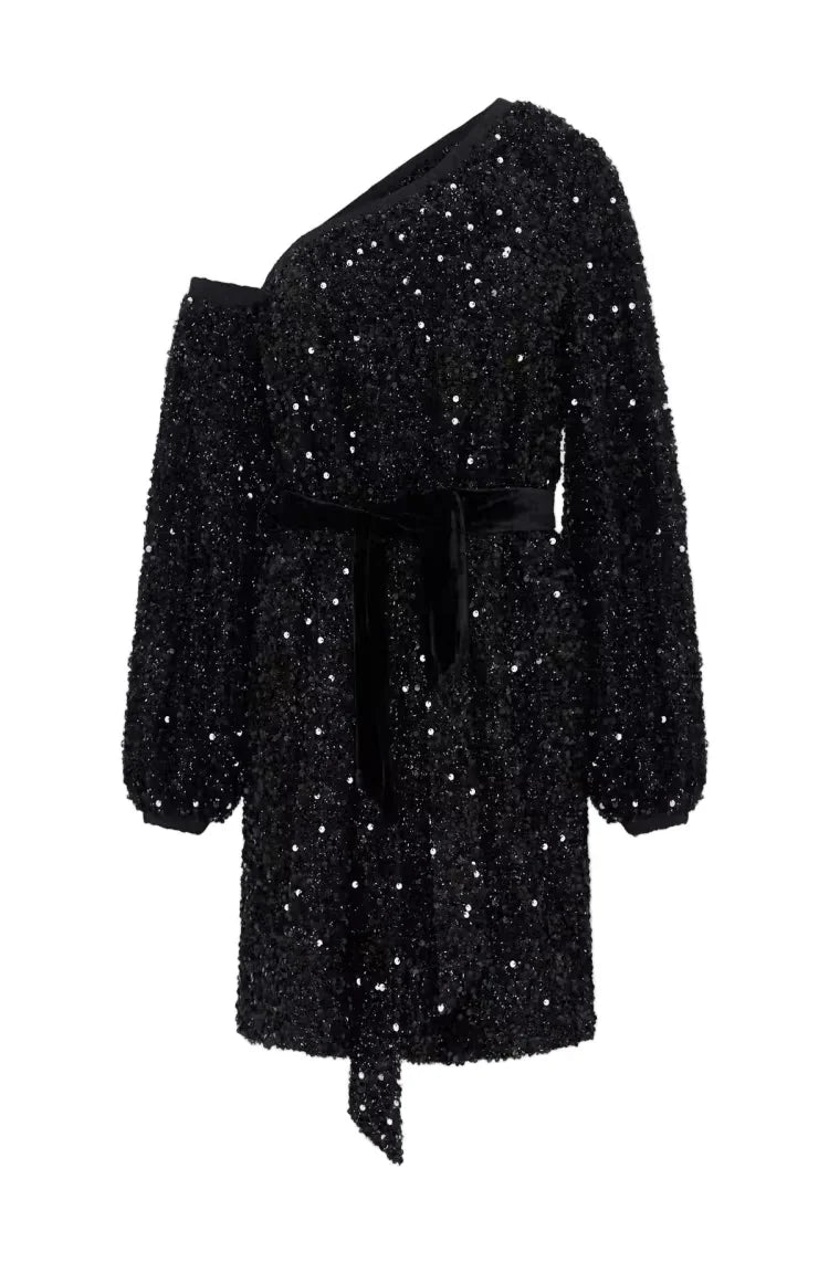 sheike sequin dress Nadia Mini Dress Pink | Sequin Mini Dress