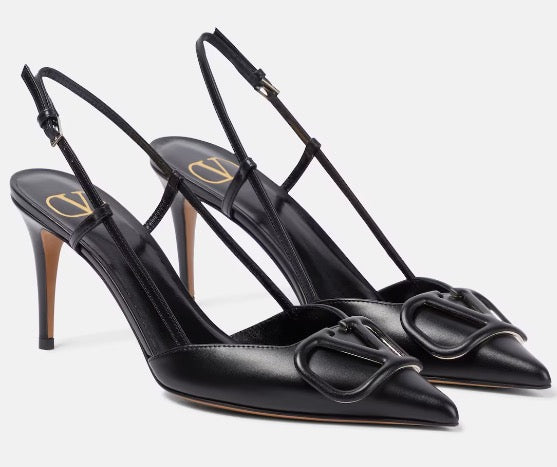 V LOGO VALENTINO SLINGBACKS