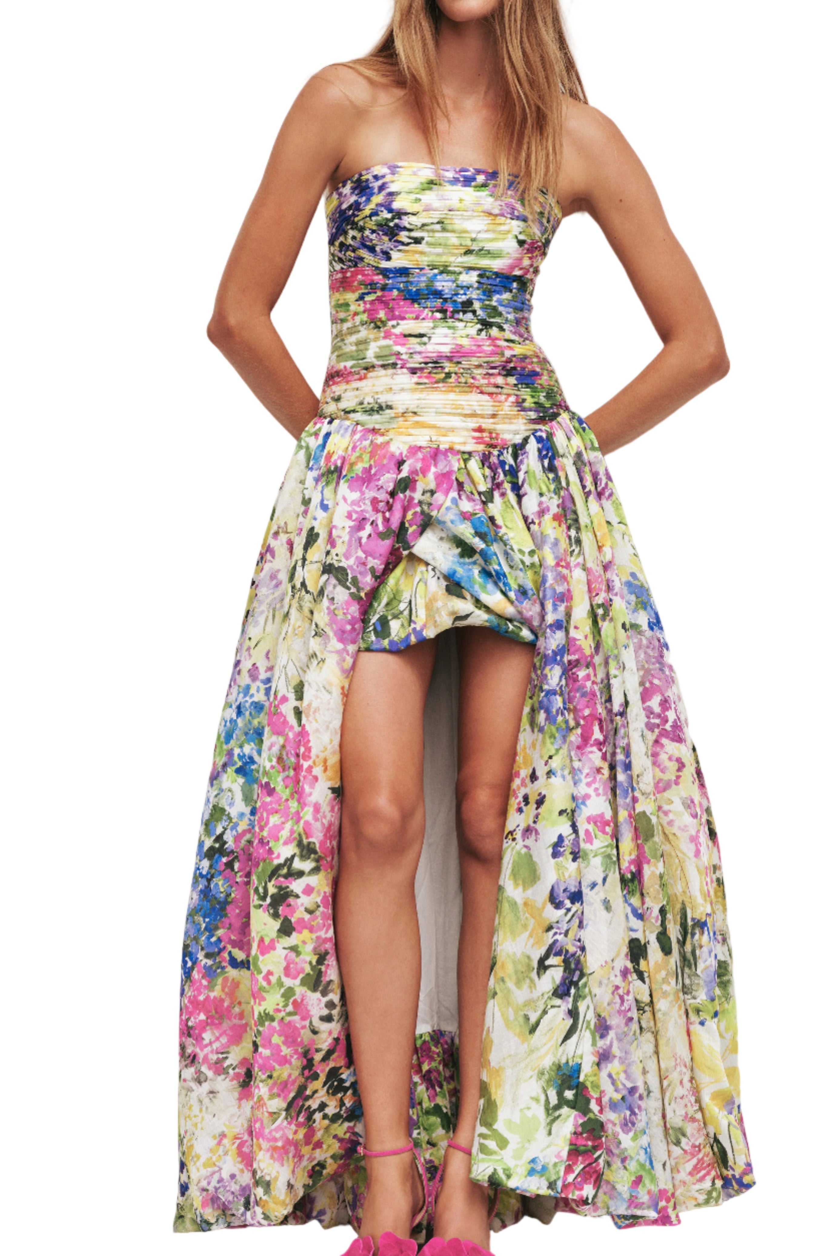 Back view of Aje Dahlia Gown. Available for try-on in Central Coast, NSW, with Australia-wide delivery.